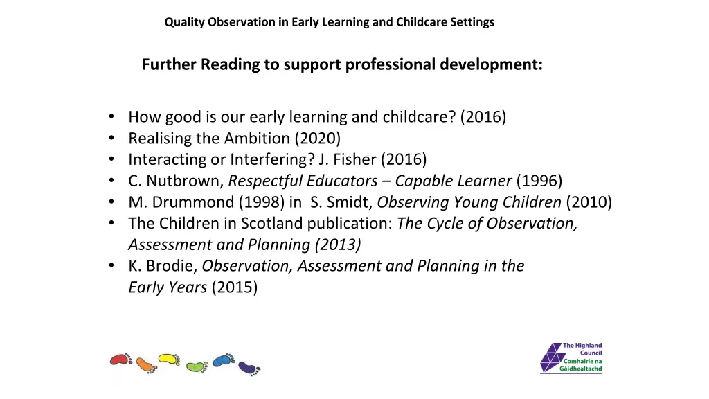 quality observation in early learning 32