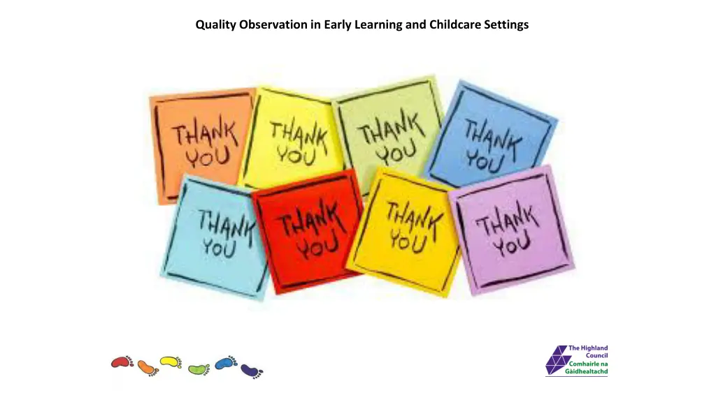 quality observation in early learning 33