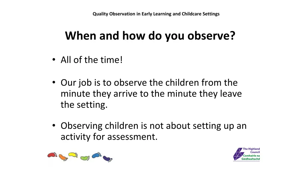 quality observation in early learning 4