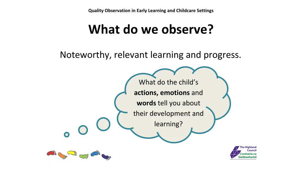 quality observation in early learning 7