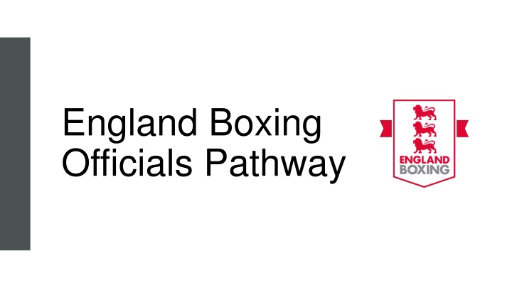 england boxing officials pathway