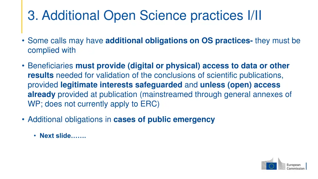 3 additional open science practices i ii