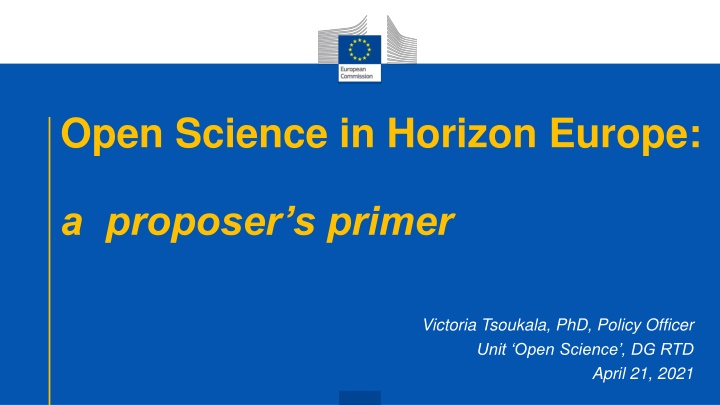 open science in horizon europe