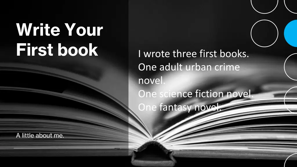 write your first book 1