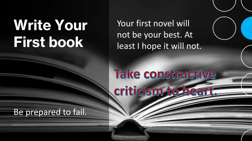 write your first book 10