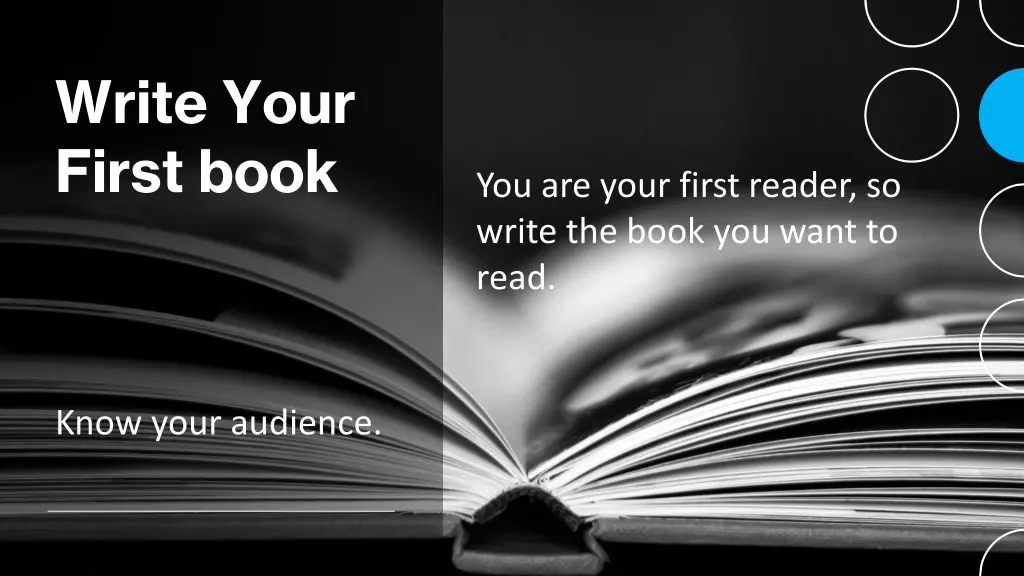 write your first book 3