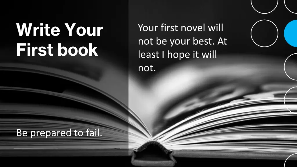 write your first book 9