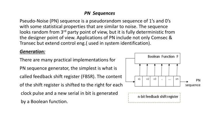 pn sequences