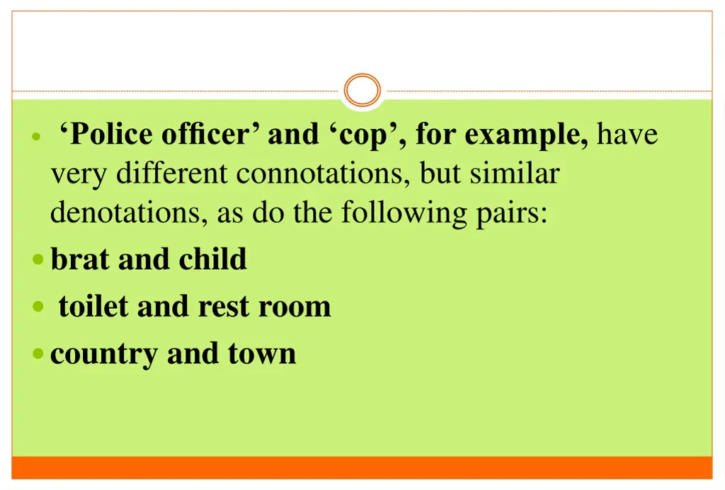 police officer and cop for example have very