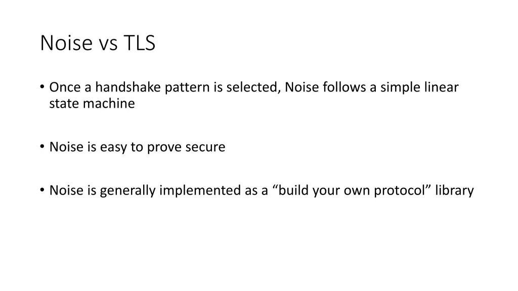 noise vs tls 2