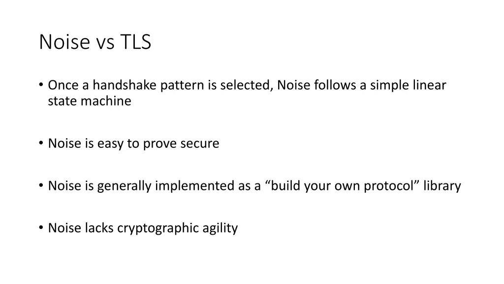 noise vs tls 3