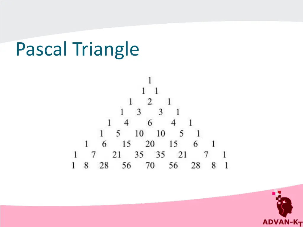 pascal triangle