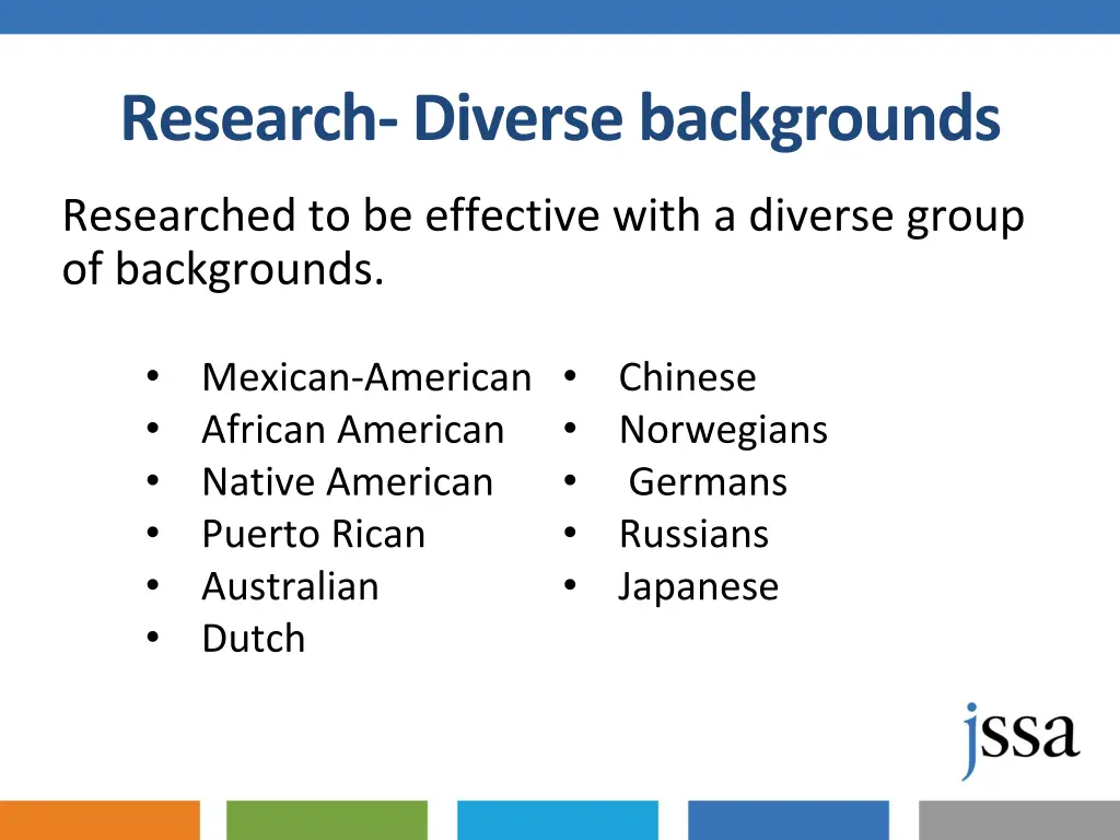 research diverse backgrounds