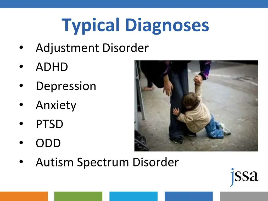 typical diagnoses adjustment disorder adhd