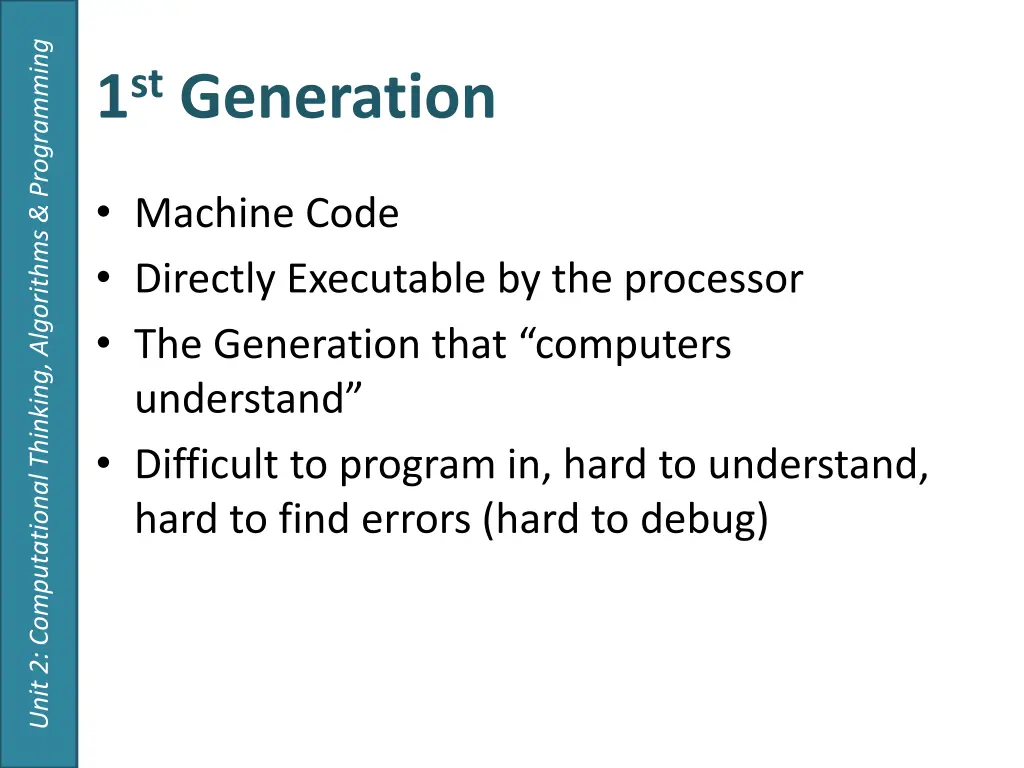 unit 2 computational thinking algorithms 2