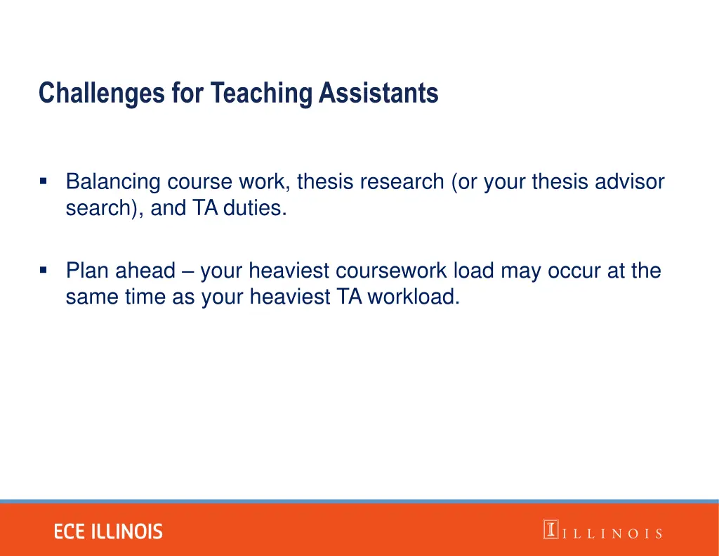 challenges for teaching assistants