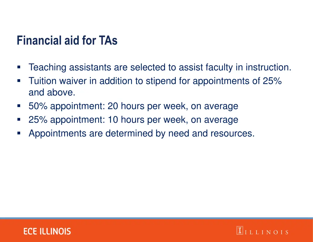 financial aid for tas