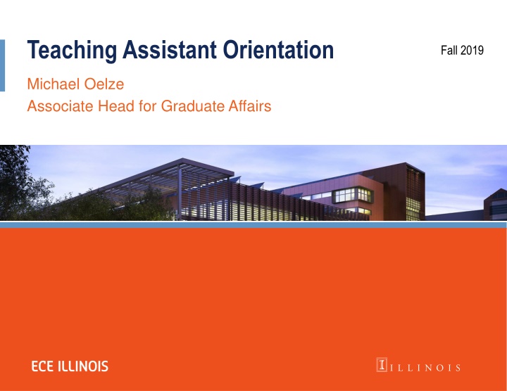 teaching assistant orientation