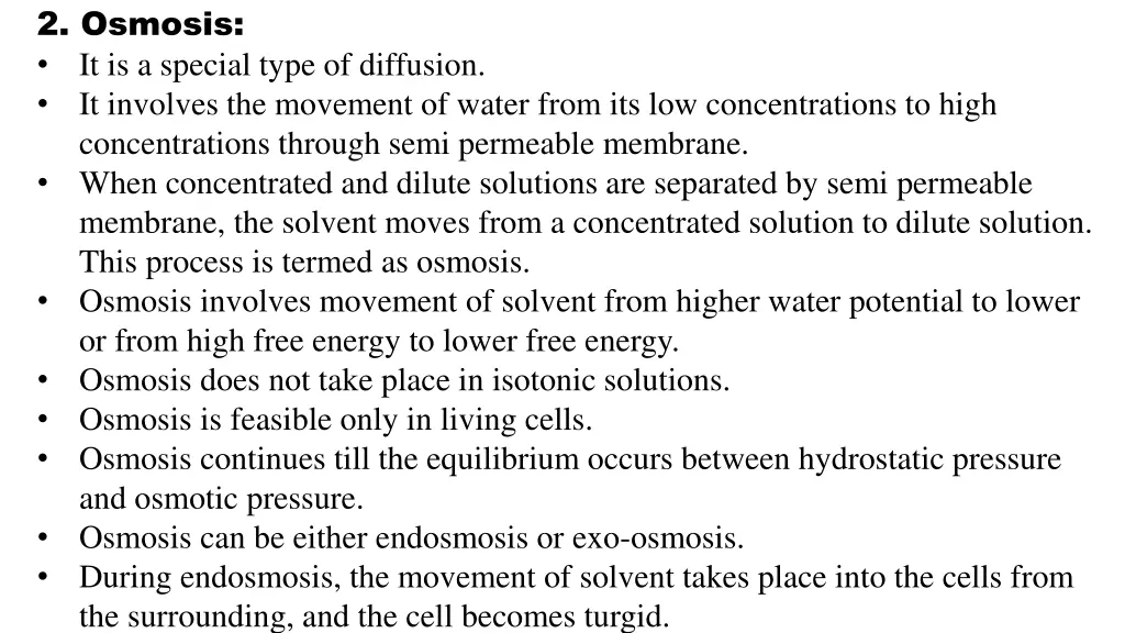 2 osmosis it is a special type of diffusion