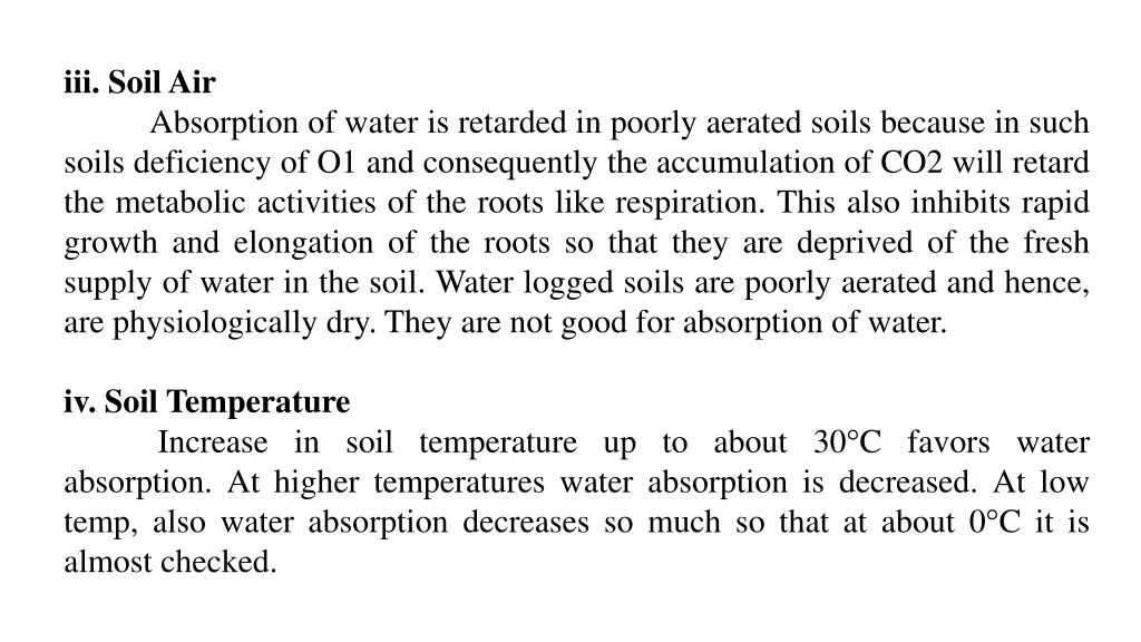 iii soil air soils deficiency