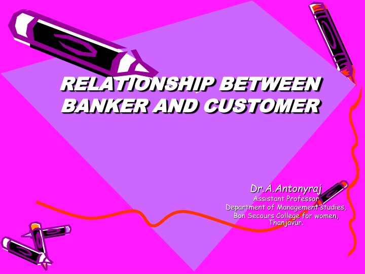 relationship between relationship between banker