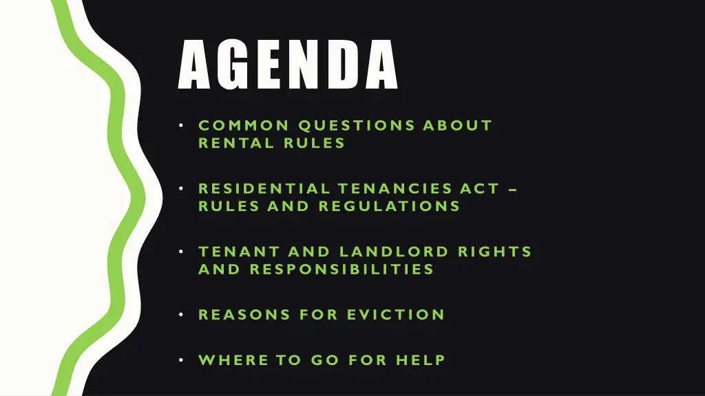 agenda