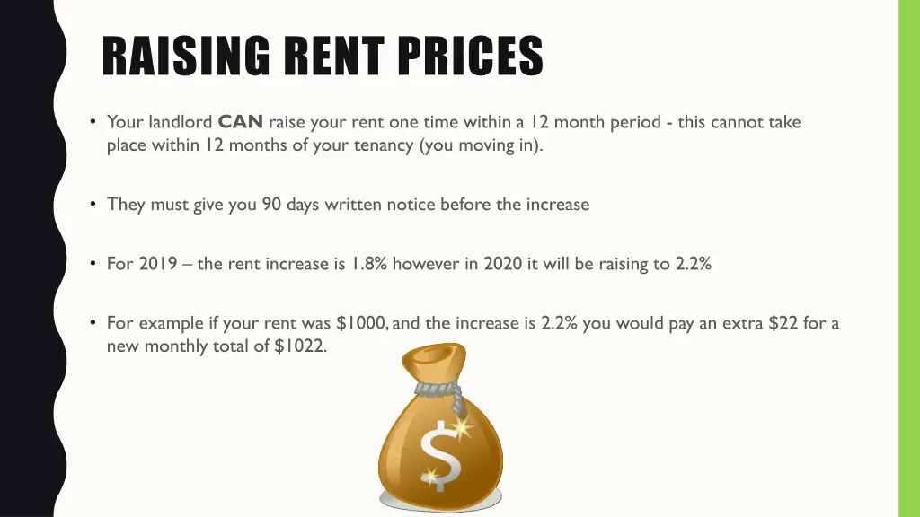 raising rent prices