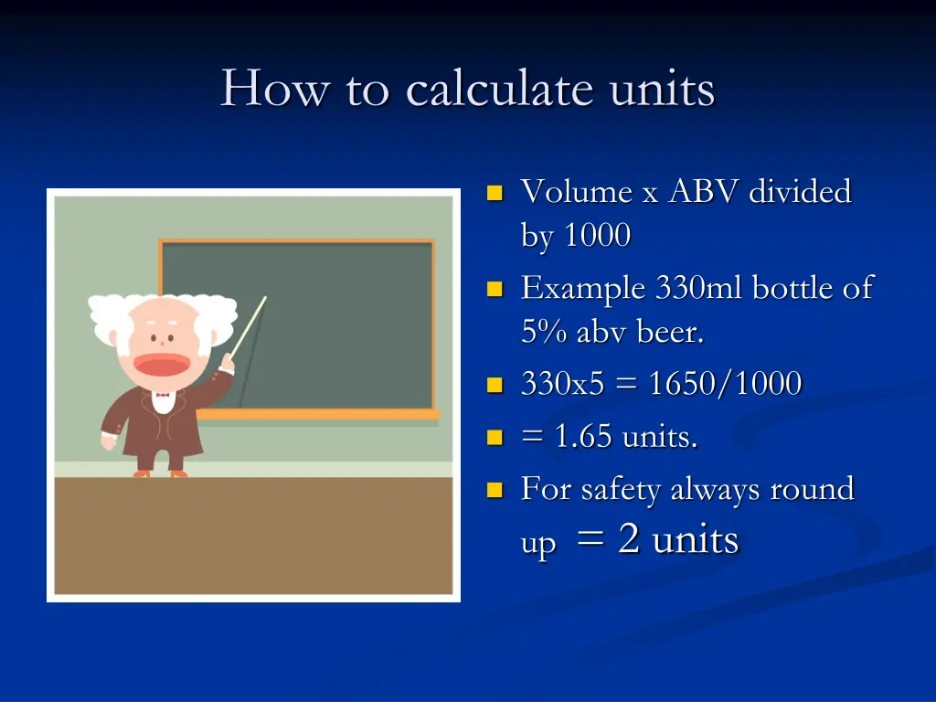 how to calculate units