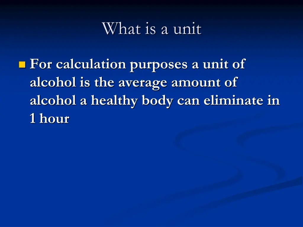 what is a unit