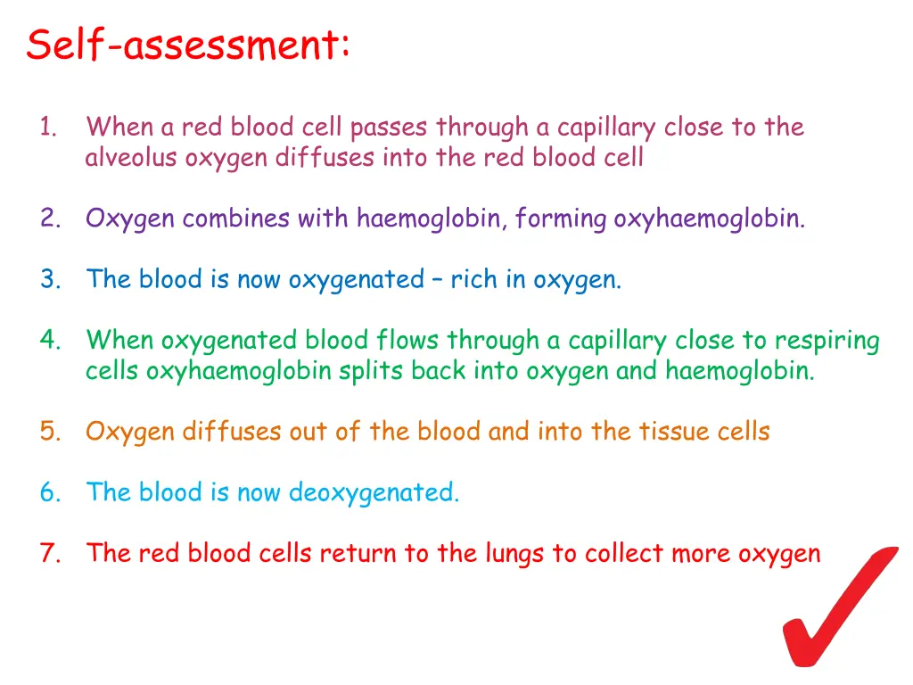 self assessment