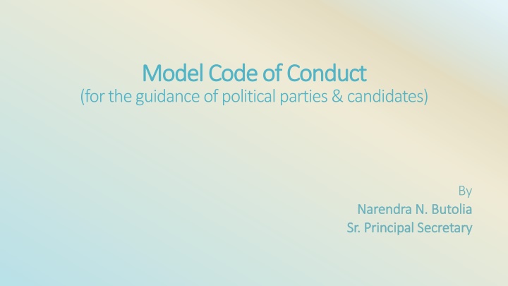 model code of conduct model code of conduct