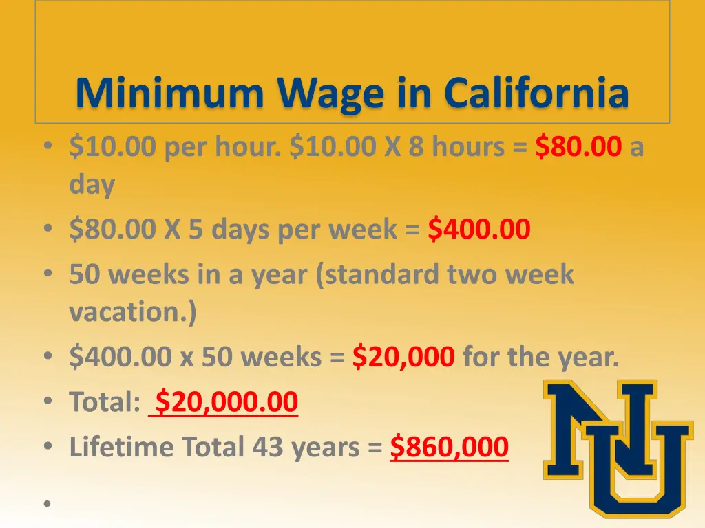 minimum wage in california 10 00 per hour