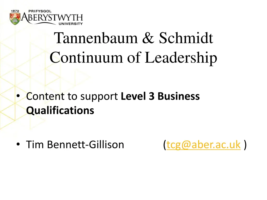 tannenbaum schmidt continuum of leadership