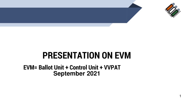 presentation on evm evm ballot unit control unit