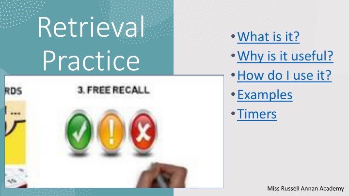 retrieval practice