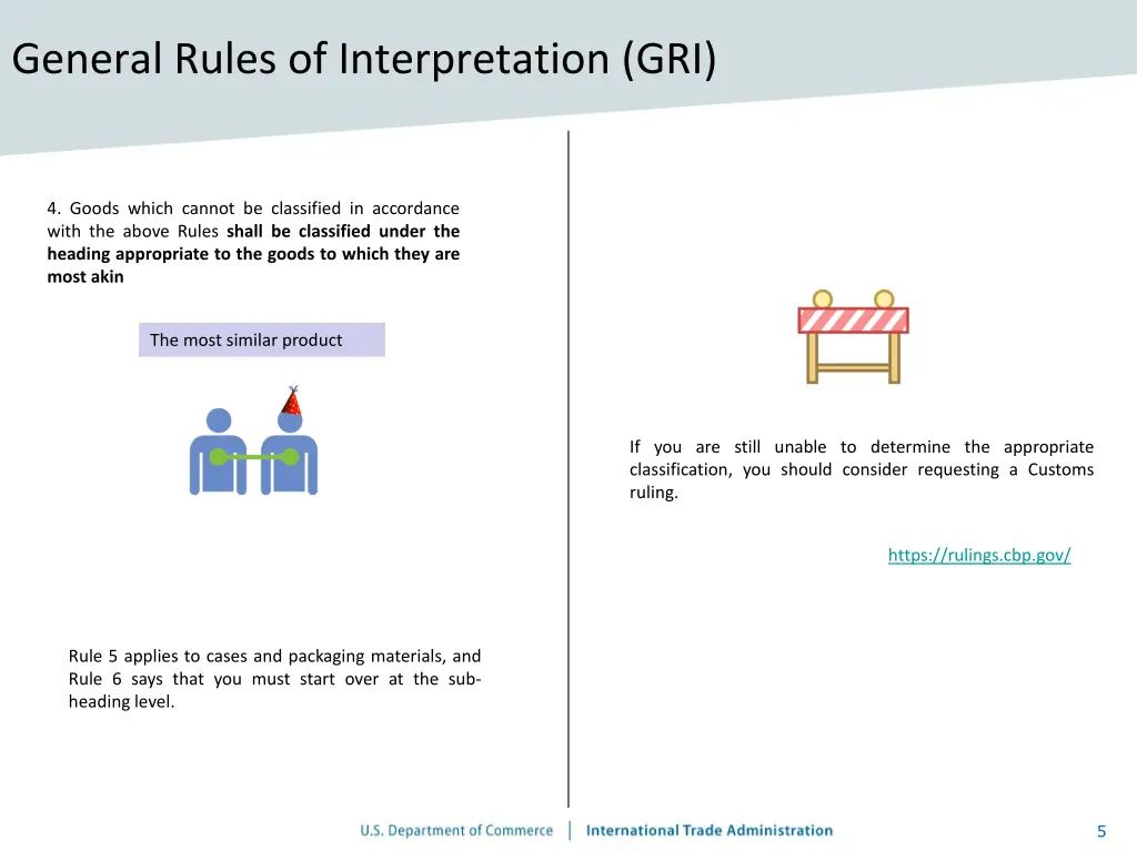 general rules of interpretation gri 4