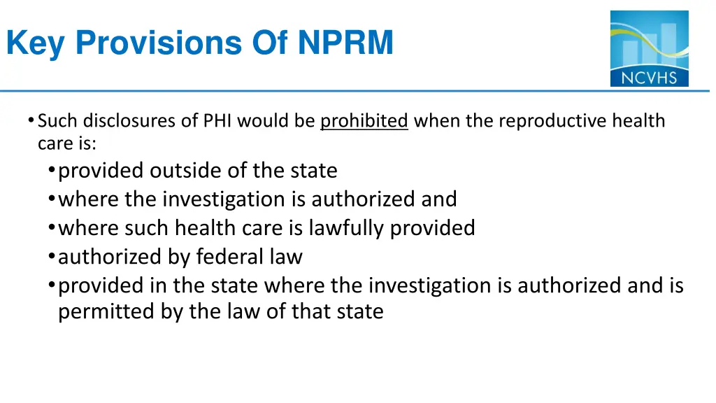 key provisions of nprm 1