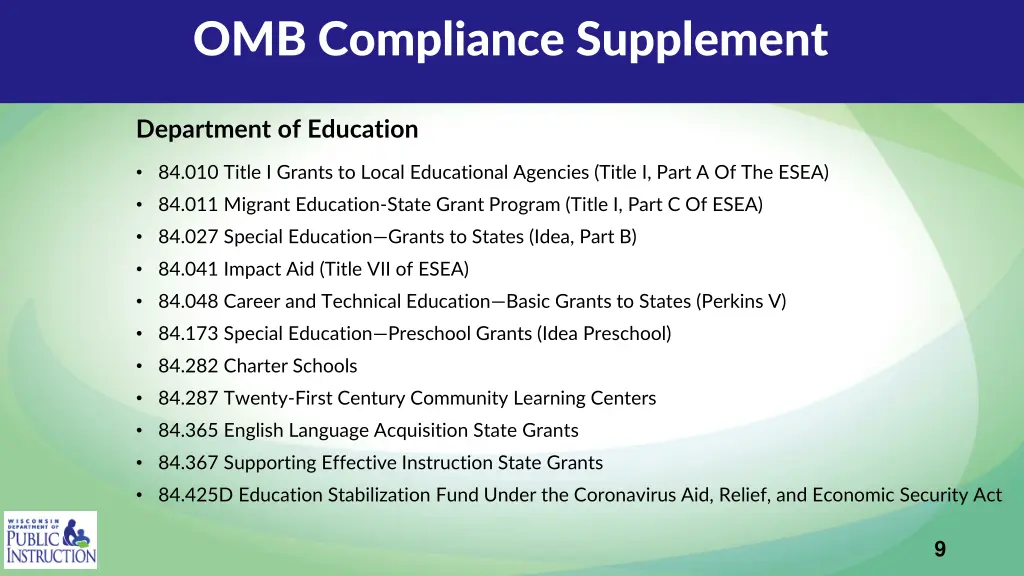 omb compliance supplement 2