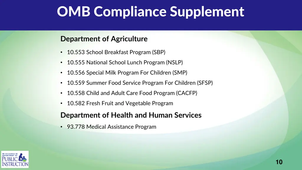 omb compliance supplement 3