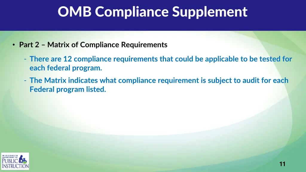 omb compliance supplement 4