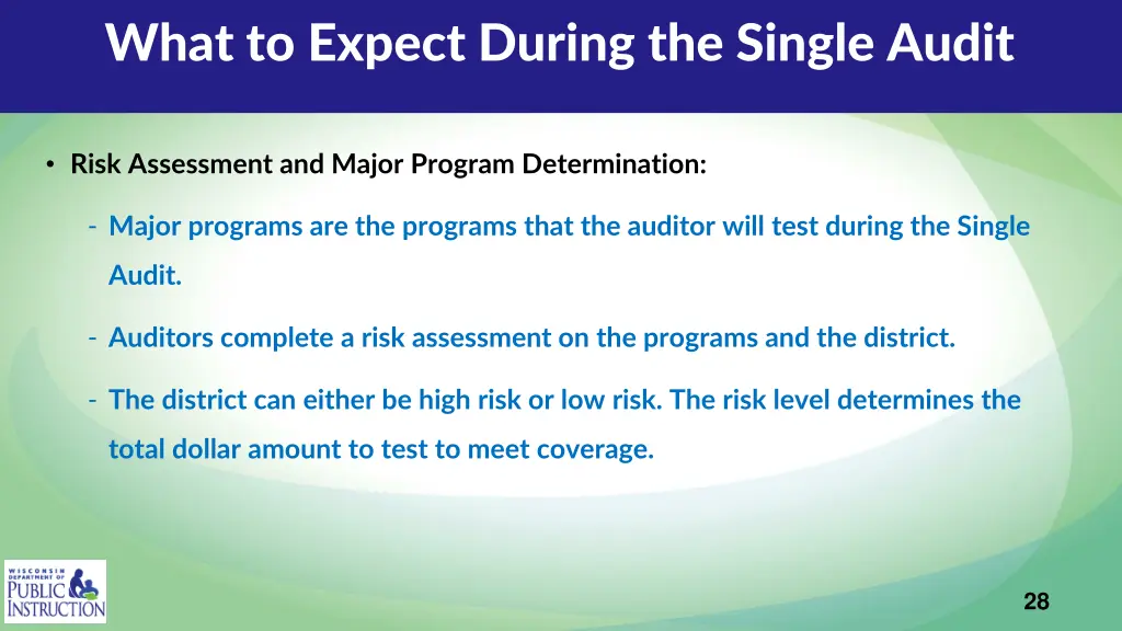 what to expect during the single audit