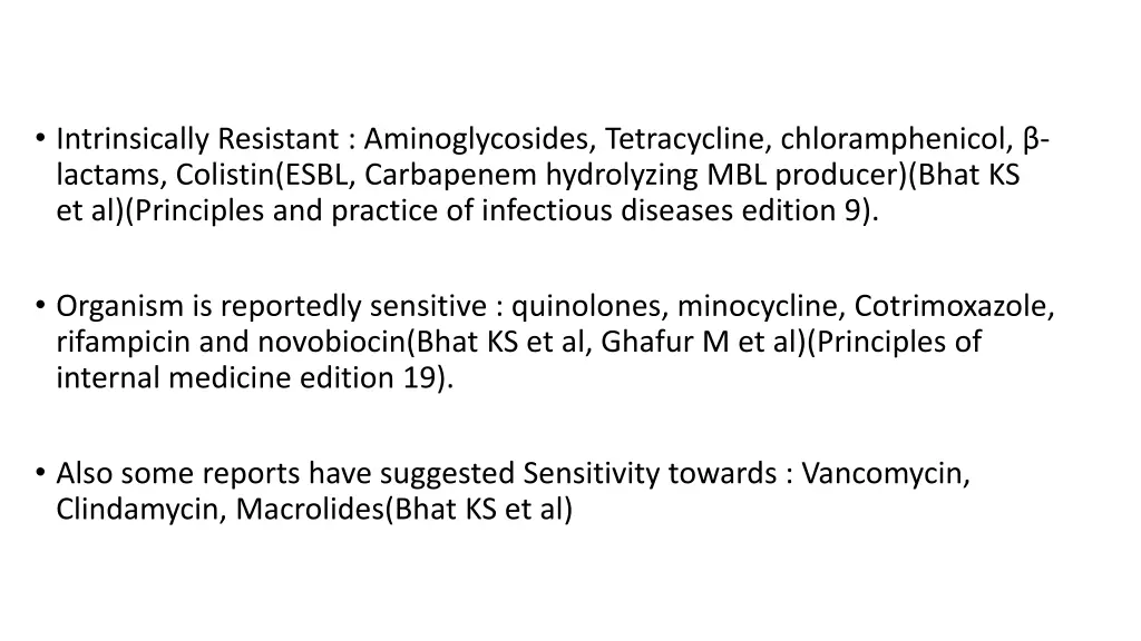 intrinsically resistant aminoglycosides