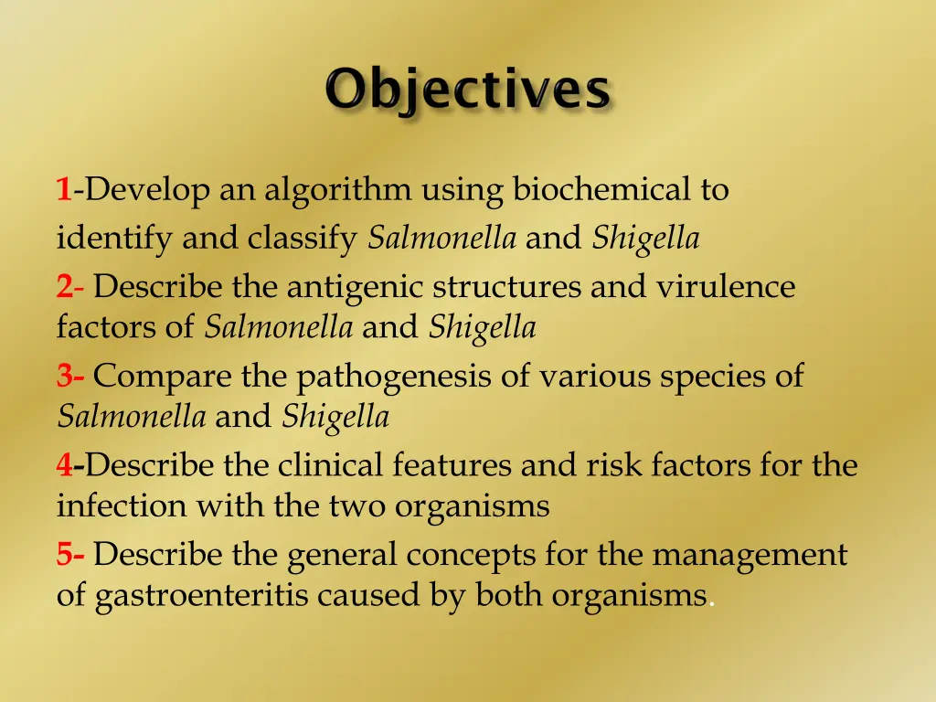 1 develop an algorithm using biochemical