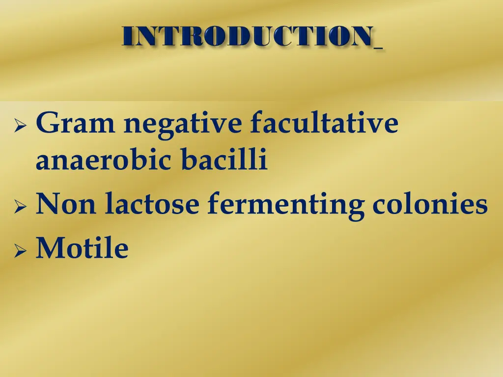 gram negative facultative anaerobic bacilli