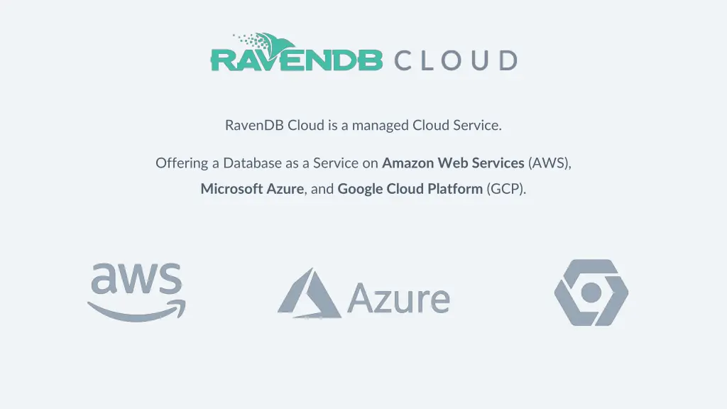 ravendb cloud is a managed cloud service