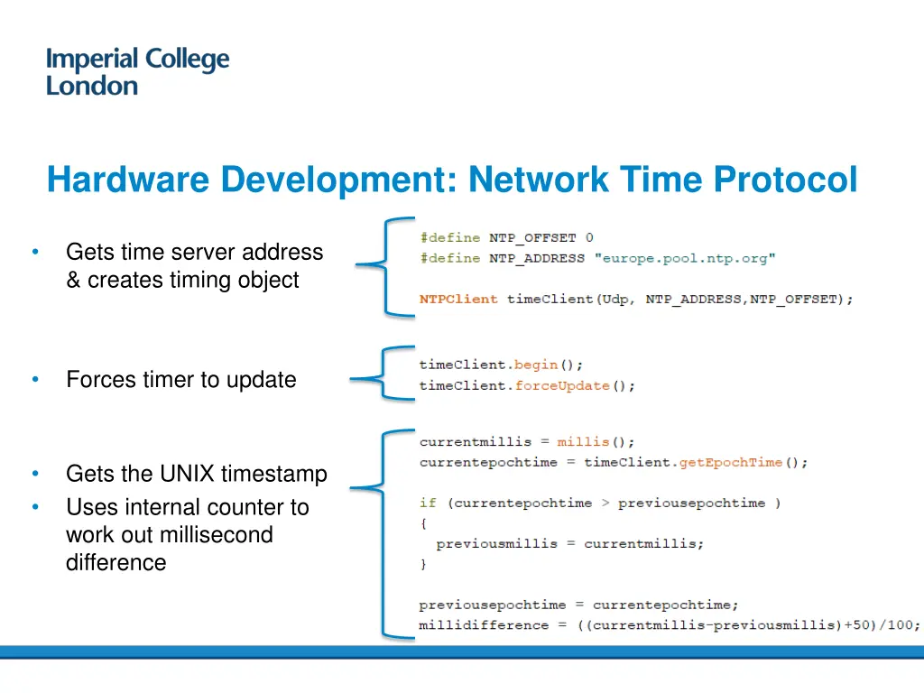 hardware development network time protocol