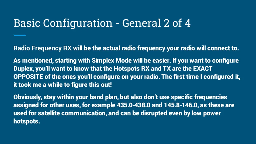 basic configuration general 2 of 4