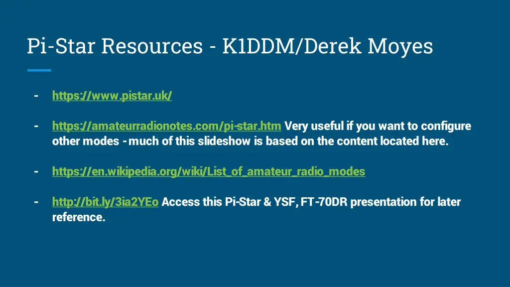 pi star resources k1ddm derek moyes