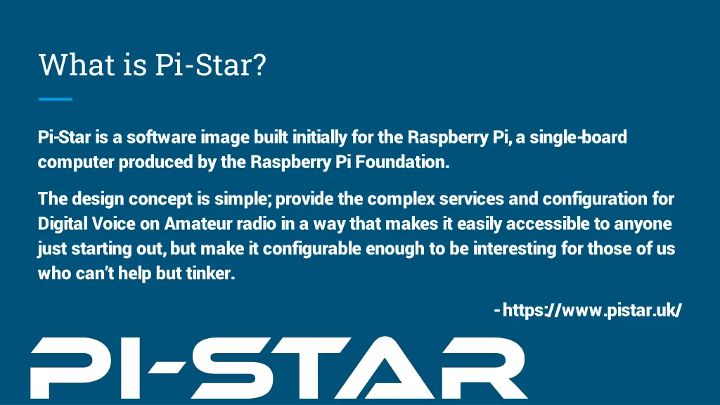 what is pi star