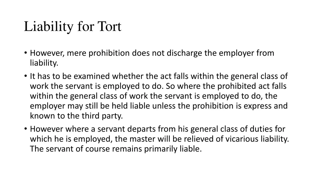 liability for tort 2